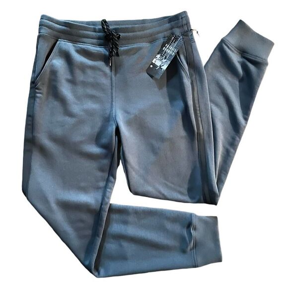 Nwt Patrice Bernier French Terry Reflective Gray Joggers Size Medium - Picture 1 of 8